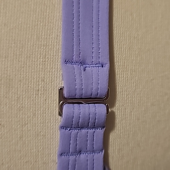 XHILARATION Lavendar Bikini top only Size X-Large VGUC Back closure Adj. Straps - Picture 6 of 10